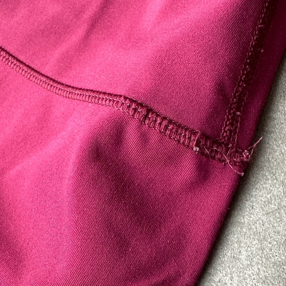 lululemon athletica Burgundy High Rise 7/8 Leggings - Picture 6 of 8